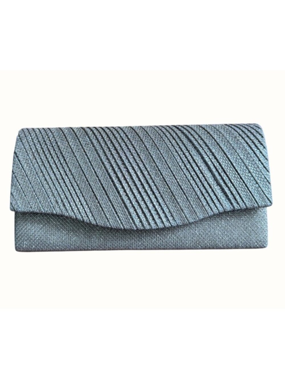 D'margeaux Women's Metallic Clutch Bag Sequins Evening Party Size S